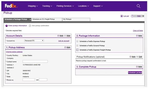 fedex ground pickup tracking|fedex ground pickup request.